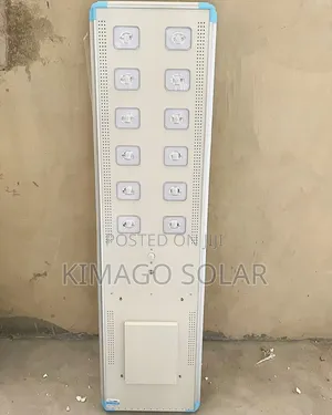Industrial Solar Street Lamp 100w 560wh Power 105w Panel System