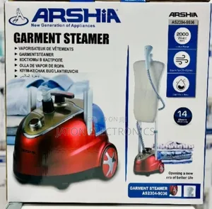 Arshia Garment Steamer 9036
•2000 Watts [2 Litres]