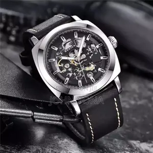 Benyar Automatic Watch Black Silver