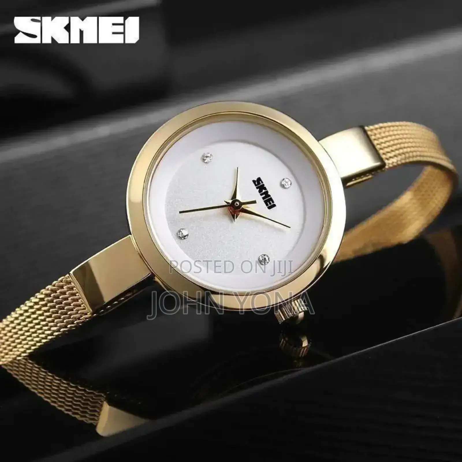 Skmei Watch for Ladies Gold