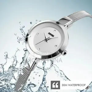 Skmei Watch for Ladies Silver