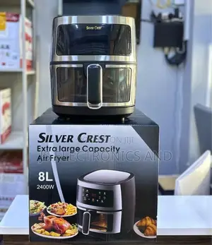 Silver Crest Air Fryer Original Liter 8 Extral Larg Capacity