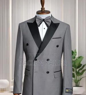 A Shawl Lapel, Featuring a Grey Jacket Suits