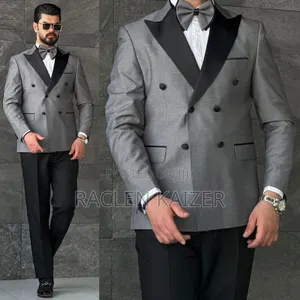 A Shawl Lapel, Featuring a Grey Jacket Suits