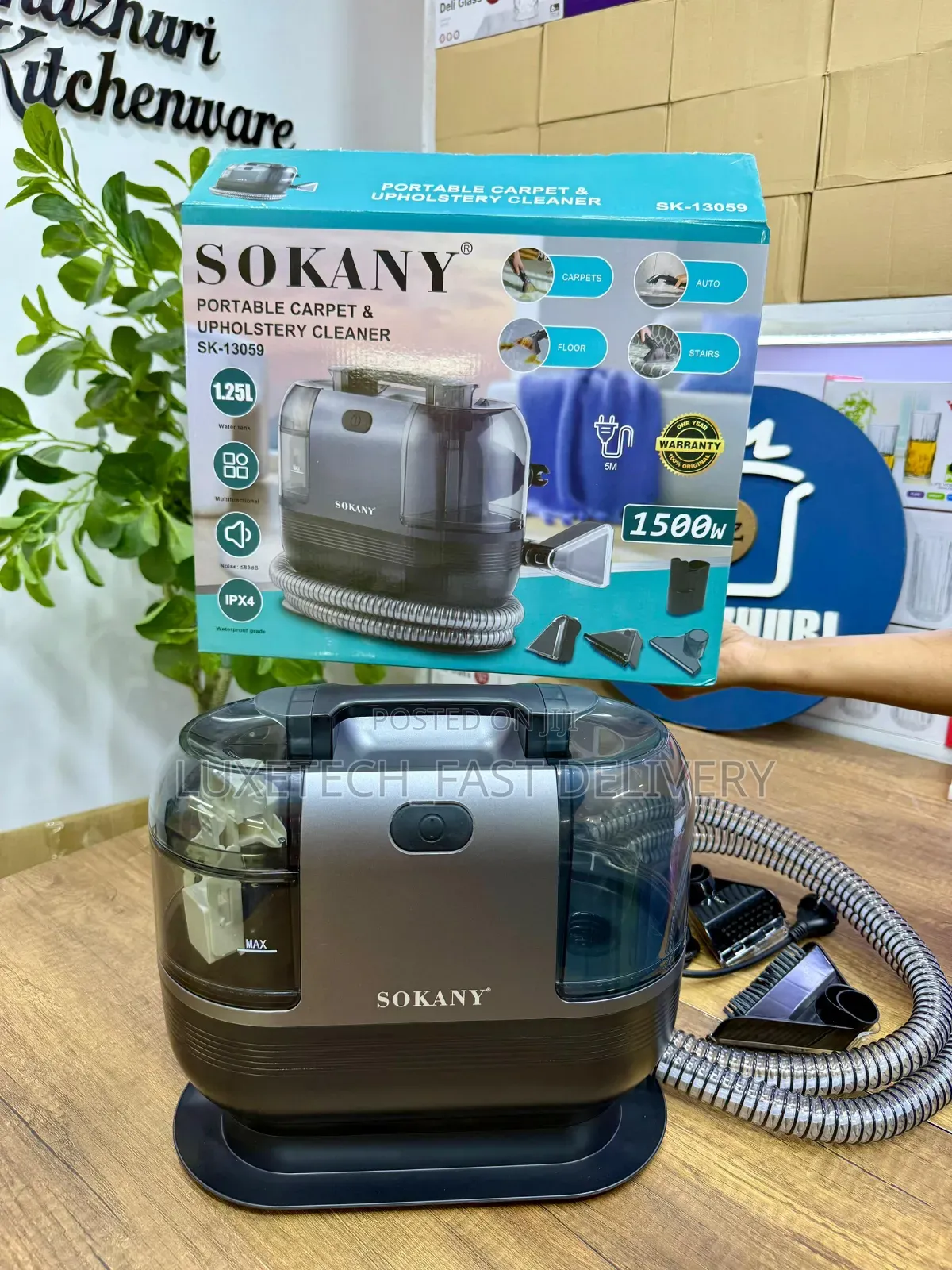 Sokany Portable Carpet and Upholstery Cleaner