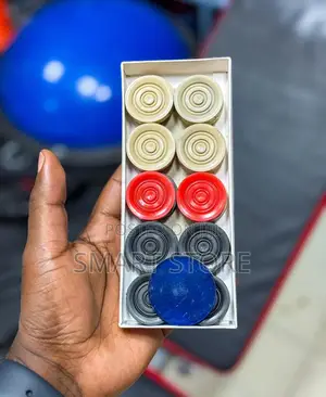 Wooden Carrom Coins With Striker