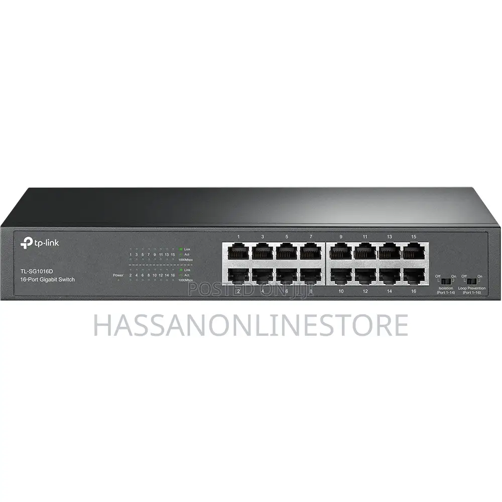 Tl-Link Tl-Sg1016d 16-Port Gigabit Desktop/Rackmount Switch