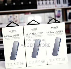 Yersido Hub Adapter (For Macbook) Type-C to Usb a (7 in 1)