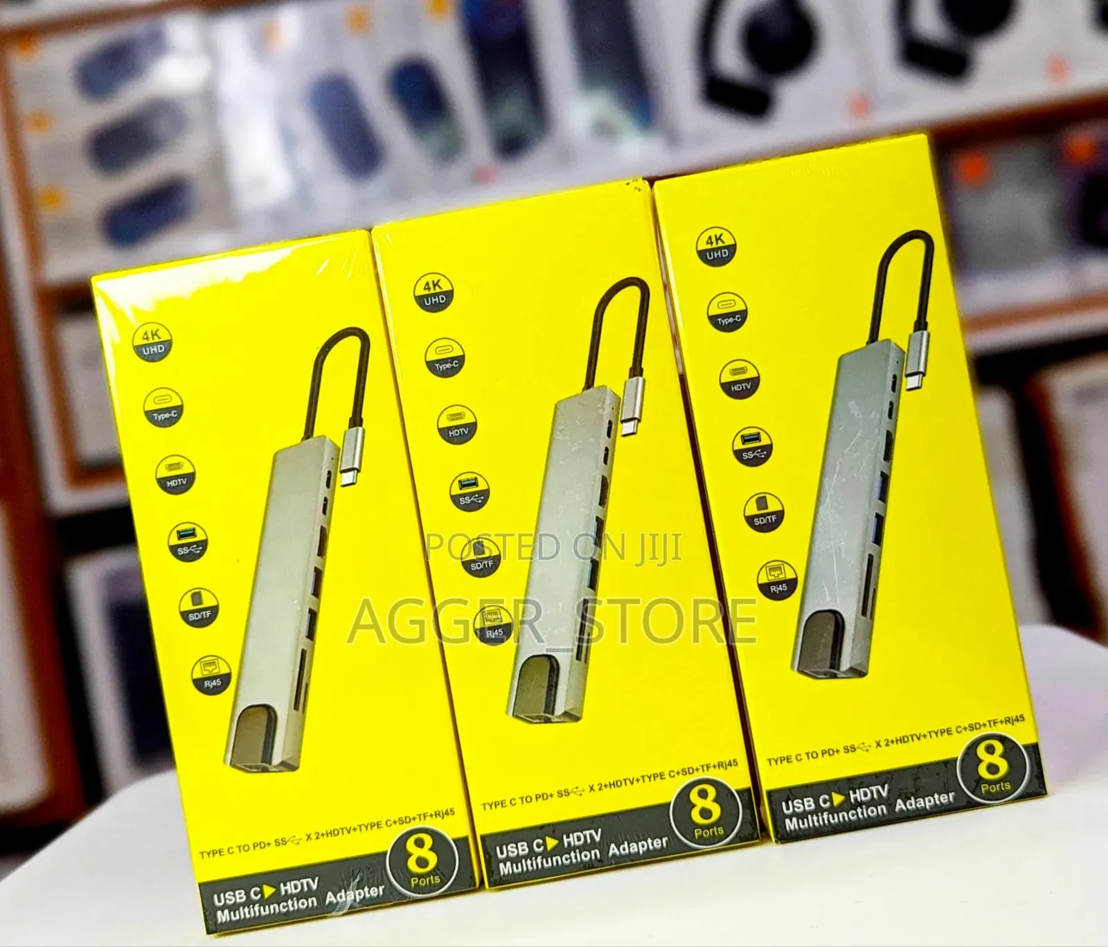 Hub Type-C 8 in 1 to Hdmi/HDTV
