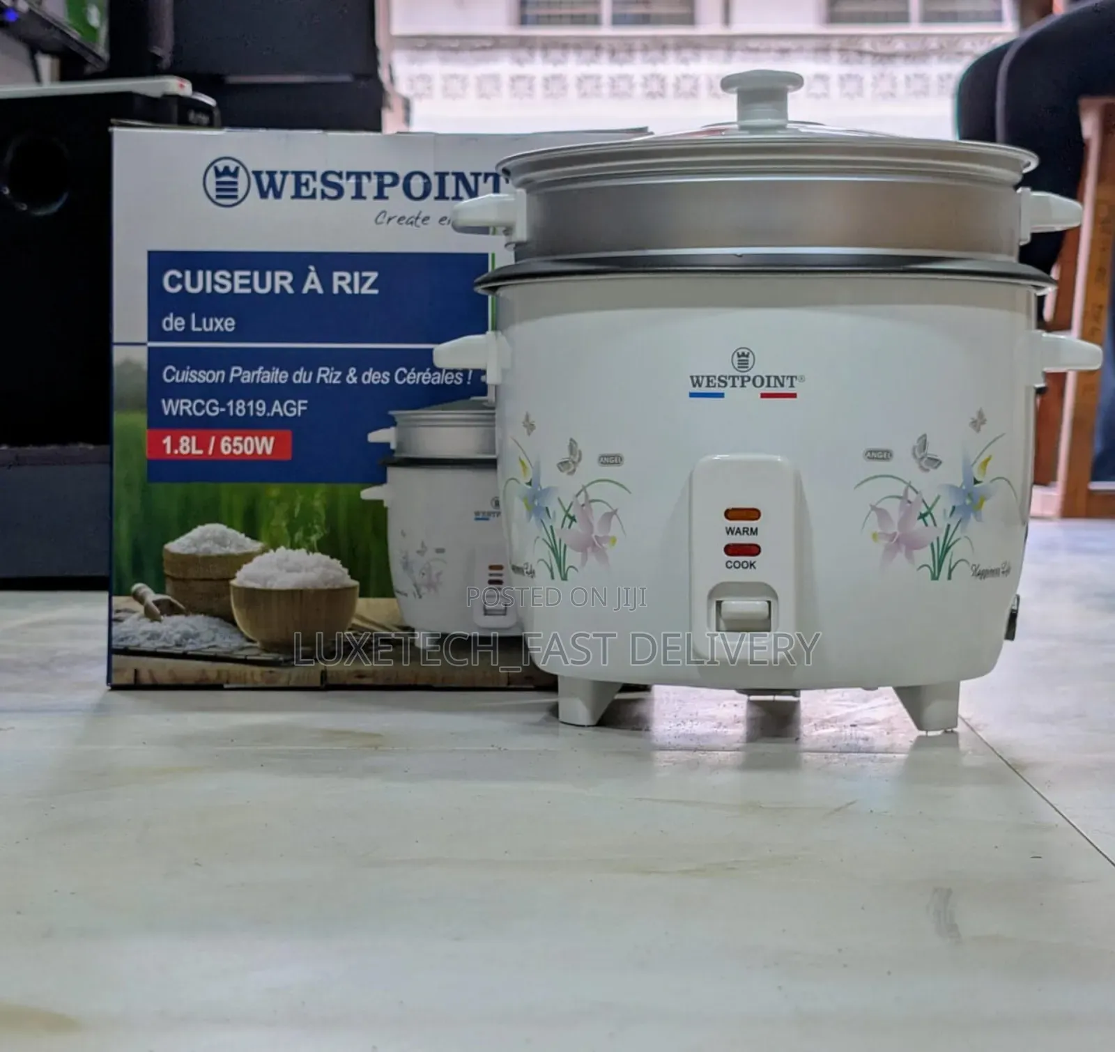 West Point Rice Cooker 1.8l With Steamer