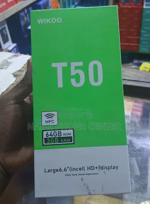 New Wiko T50 128 GB Black