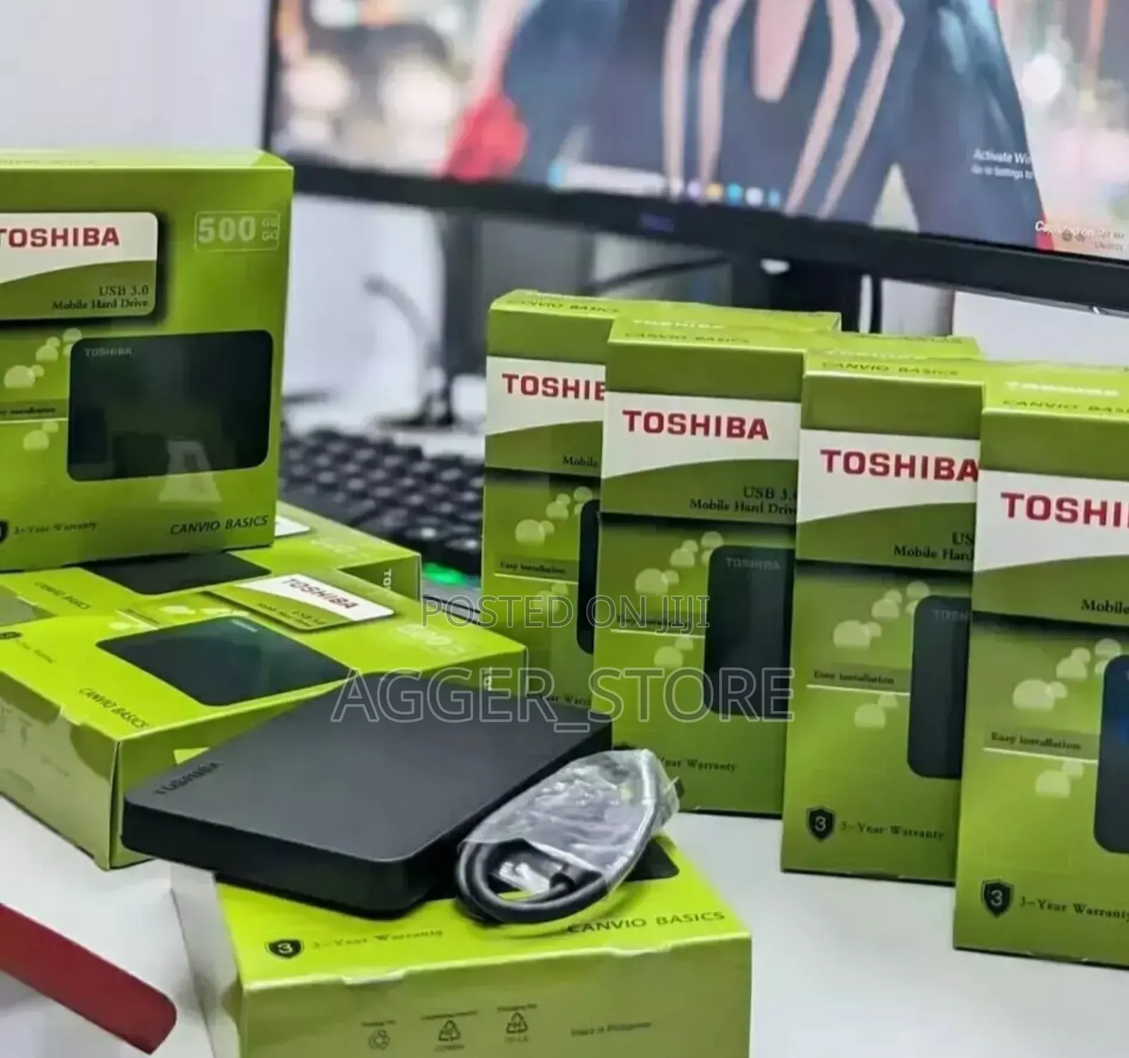 Toshiba 1 Terabytes Hard Drives (External Drive)