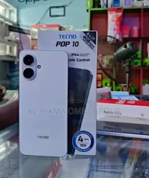 New Tecno Pop 10 64 GB White