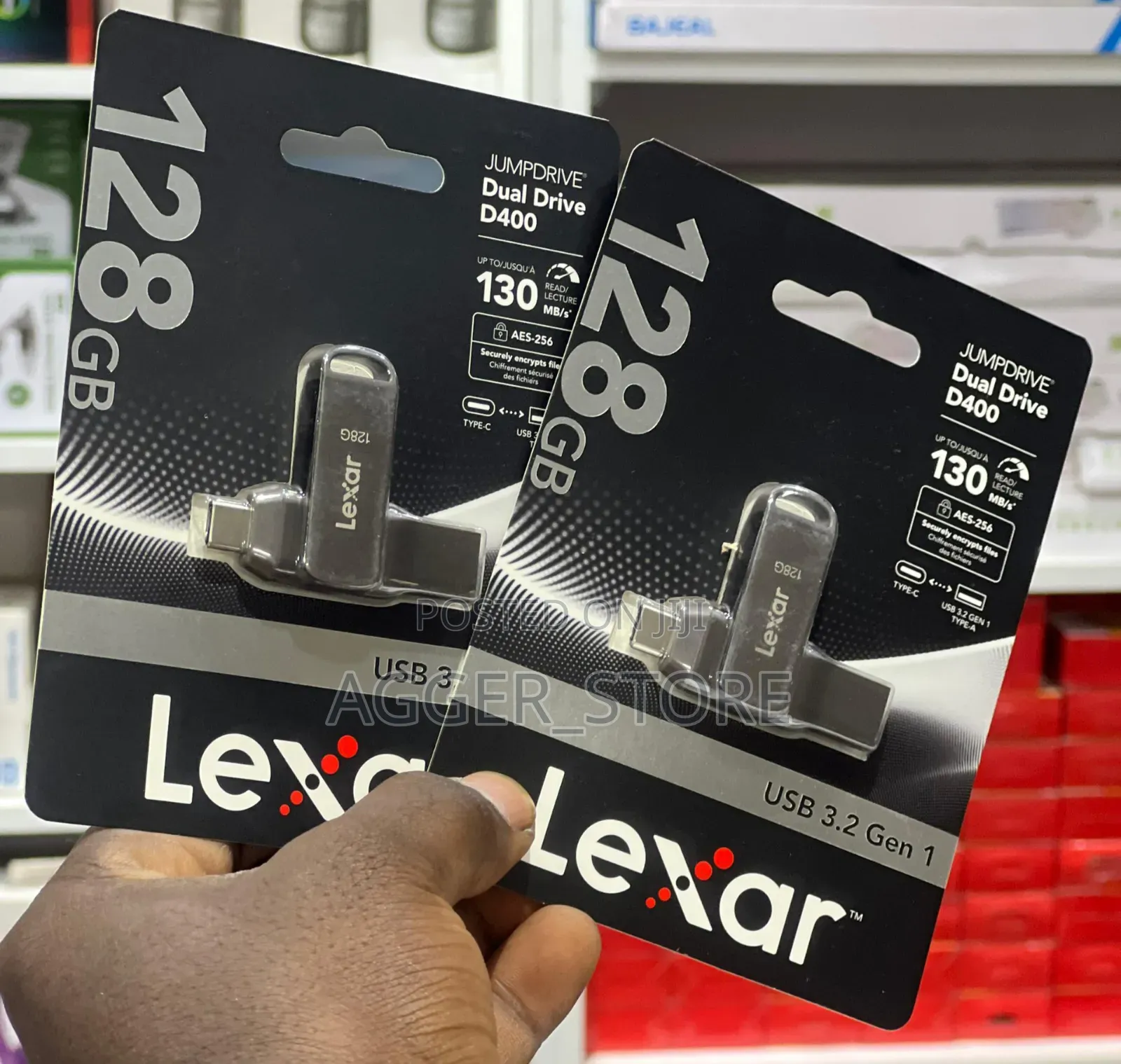 Lexar 128gb With Type-C End(For Phone and Laptop)
