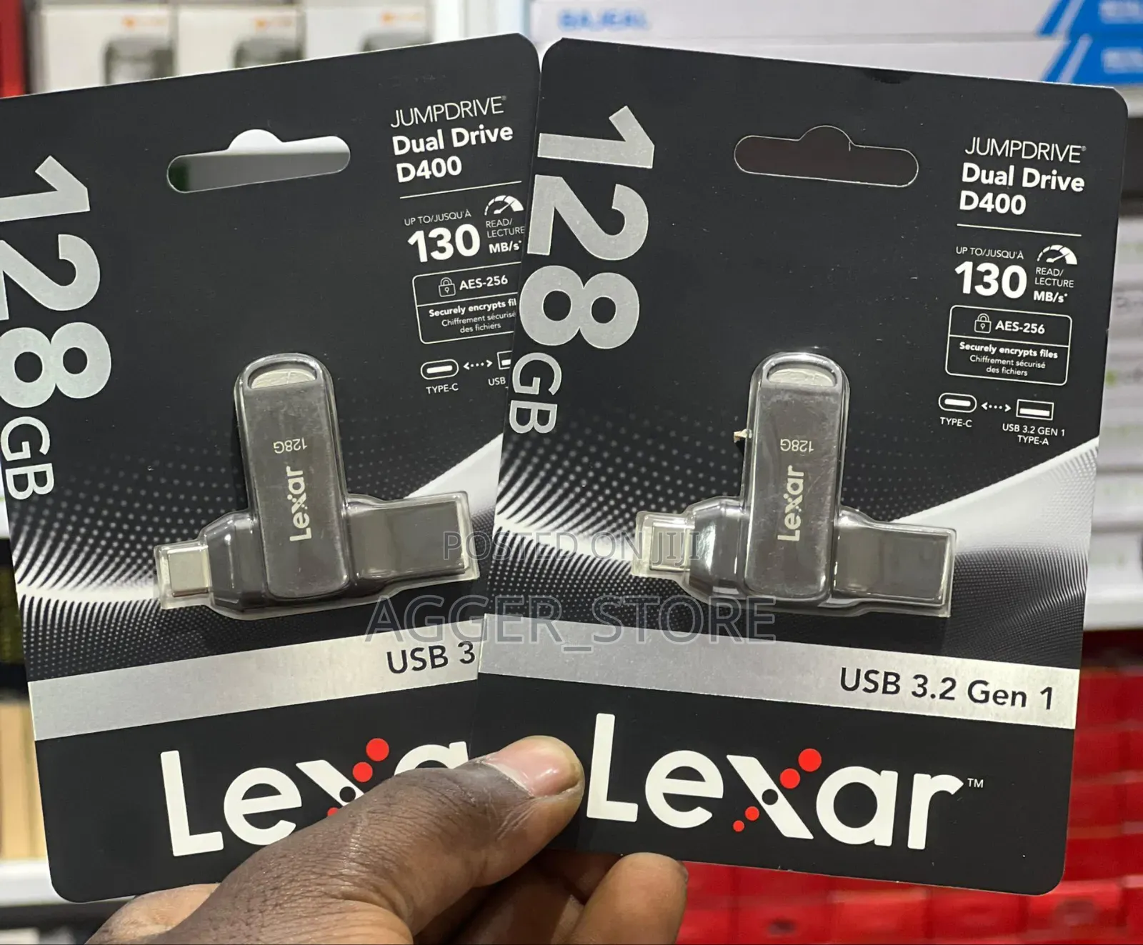Lexar 128gb With Type-C End(For Phone and Laptop)