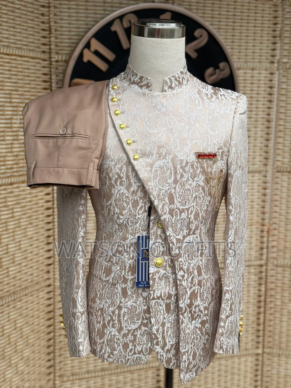 Fancily and Classically Men's Safari Suits or Kaunda Suti