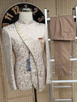 Fancily and Classically Men's Safari Suits or Kaunda Suti