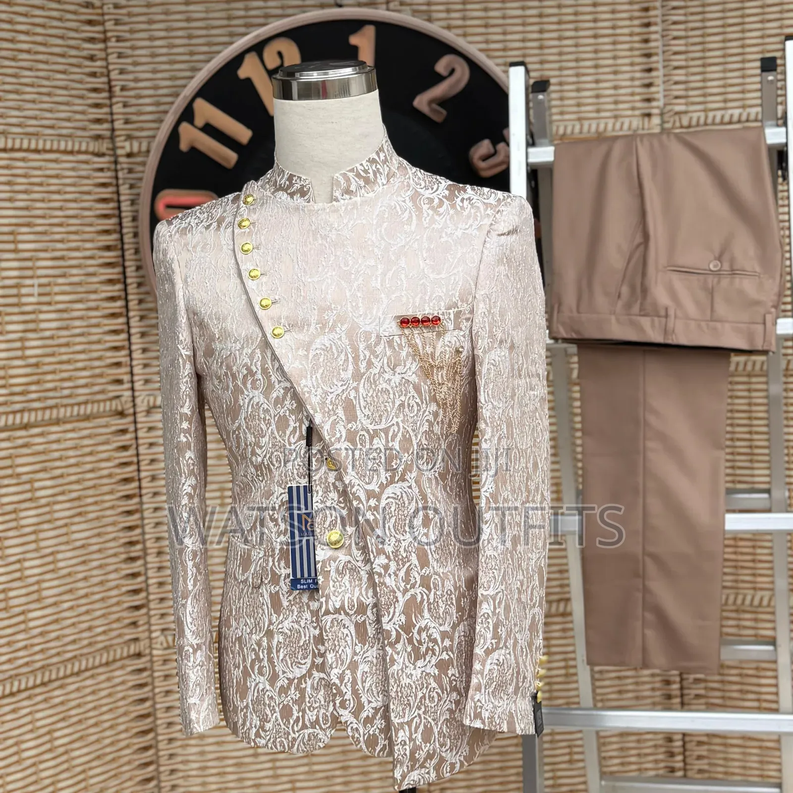 Fancily and Classically Men's Safari Suits or Kaunda Suti