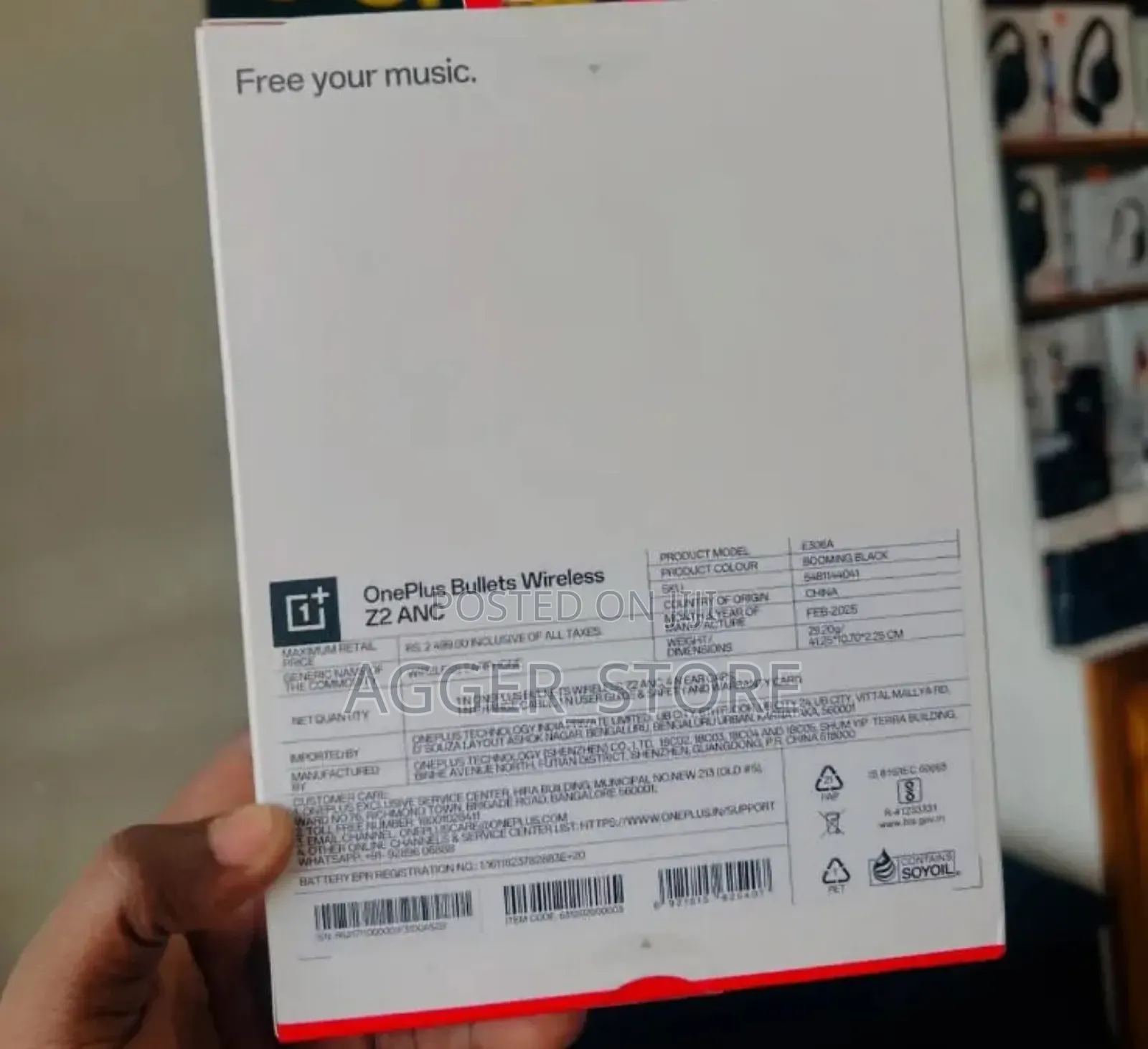 One Plus Bullets Wireless Z2. Anc Neckband