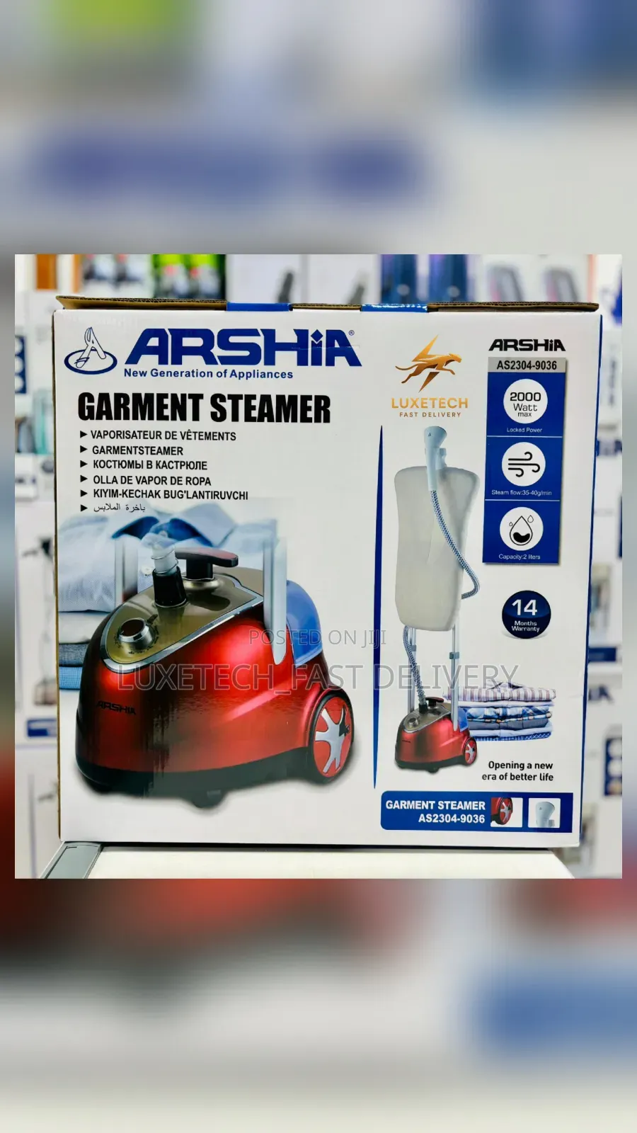 Arshia Powerful Commercial Garment Steamer