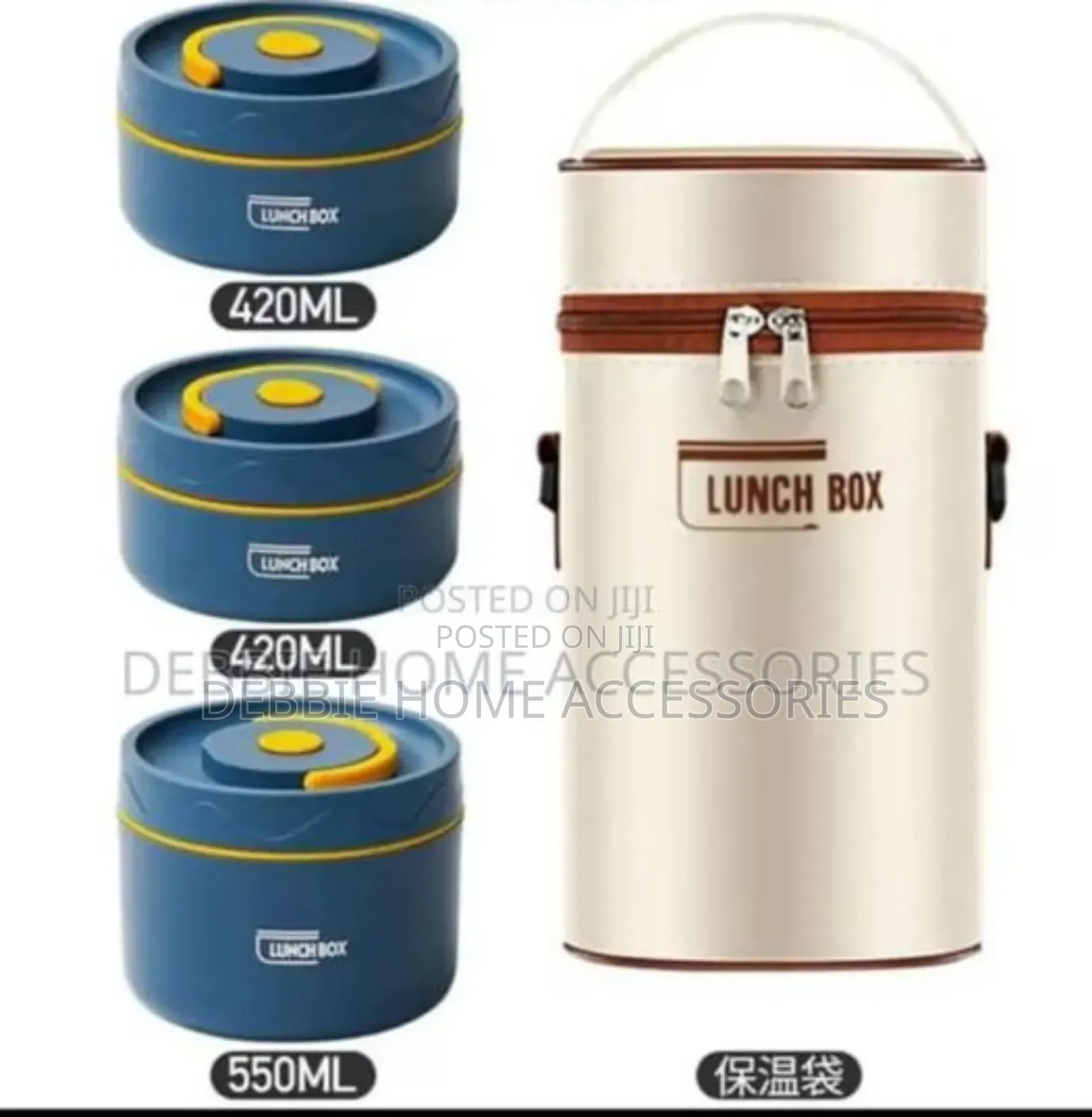 Lunch Box Bag+3 Containers
