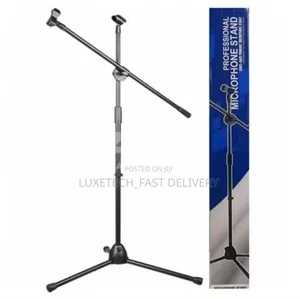 Professional Microphone Stand, Tripod Boom Mic Stand