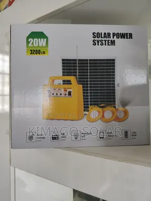 Solar Kit 20w Mwanga Na Muziki Bei 150,000