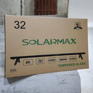 Solarmax 32-Inch Hd (1366 X 768) Resolution, Led Tv Double Glass