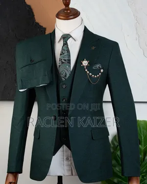 Rich Teal Three-Piece Suit