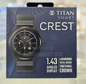 Titan Smartwatch Crest Model Rose Gold Metal Case