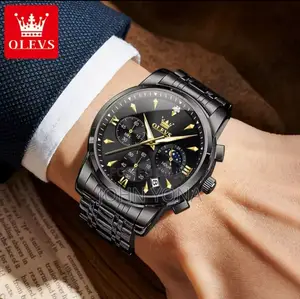 Olevs Watch Black