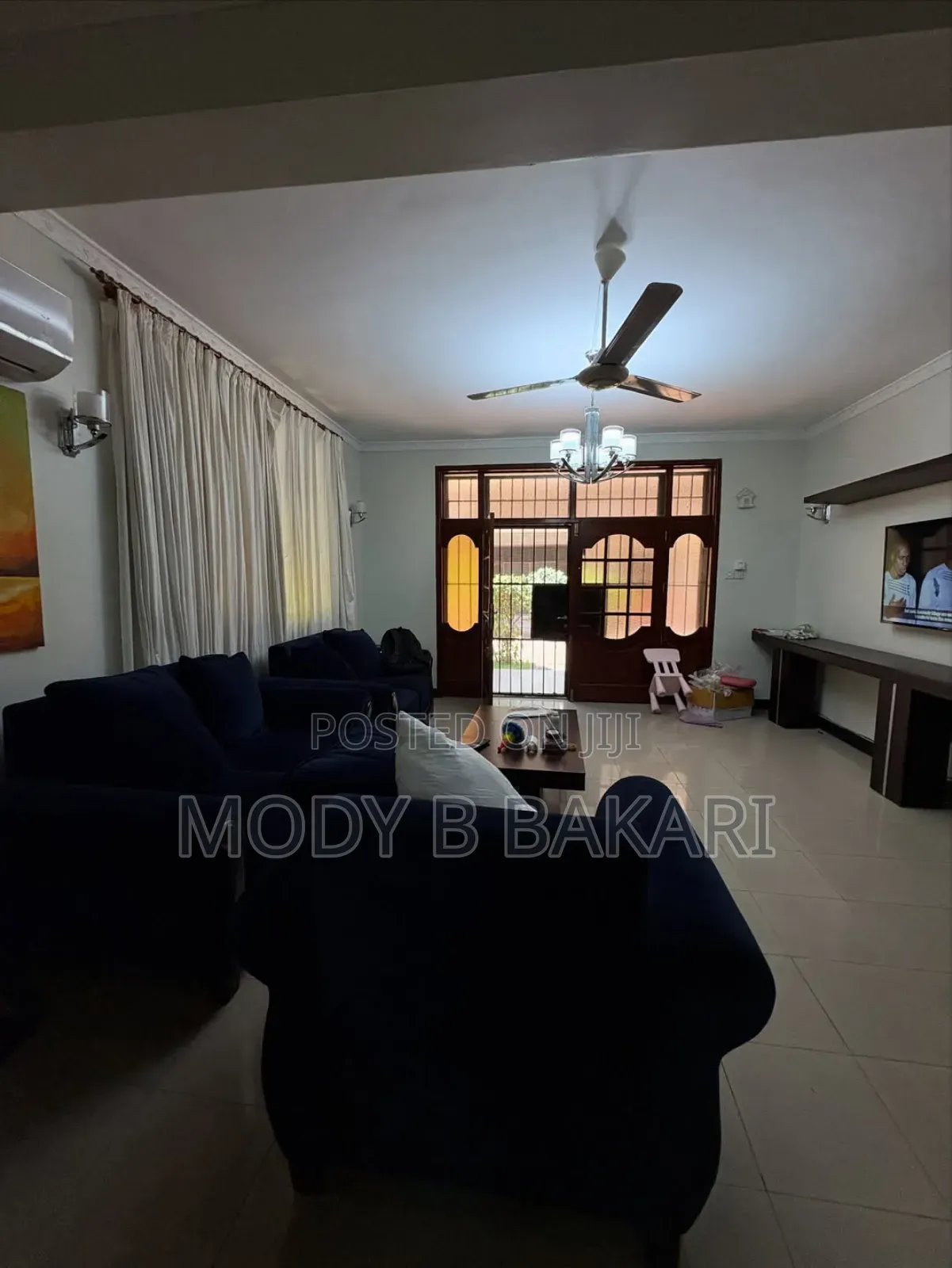 Furnished 3bdrm Villa in Masaki for rent