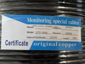 Outdoor Cat6 SFTP Pure Copper Cable - Roll 305m