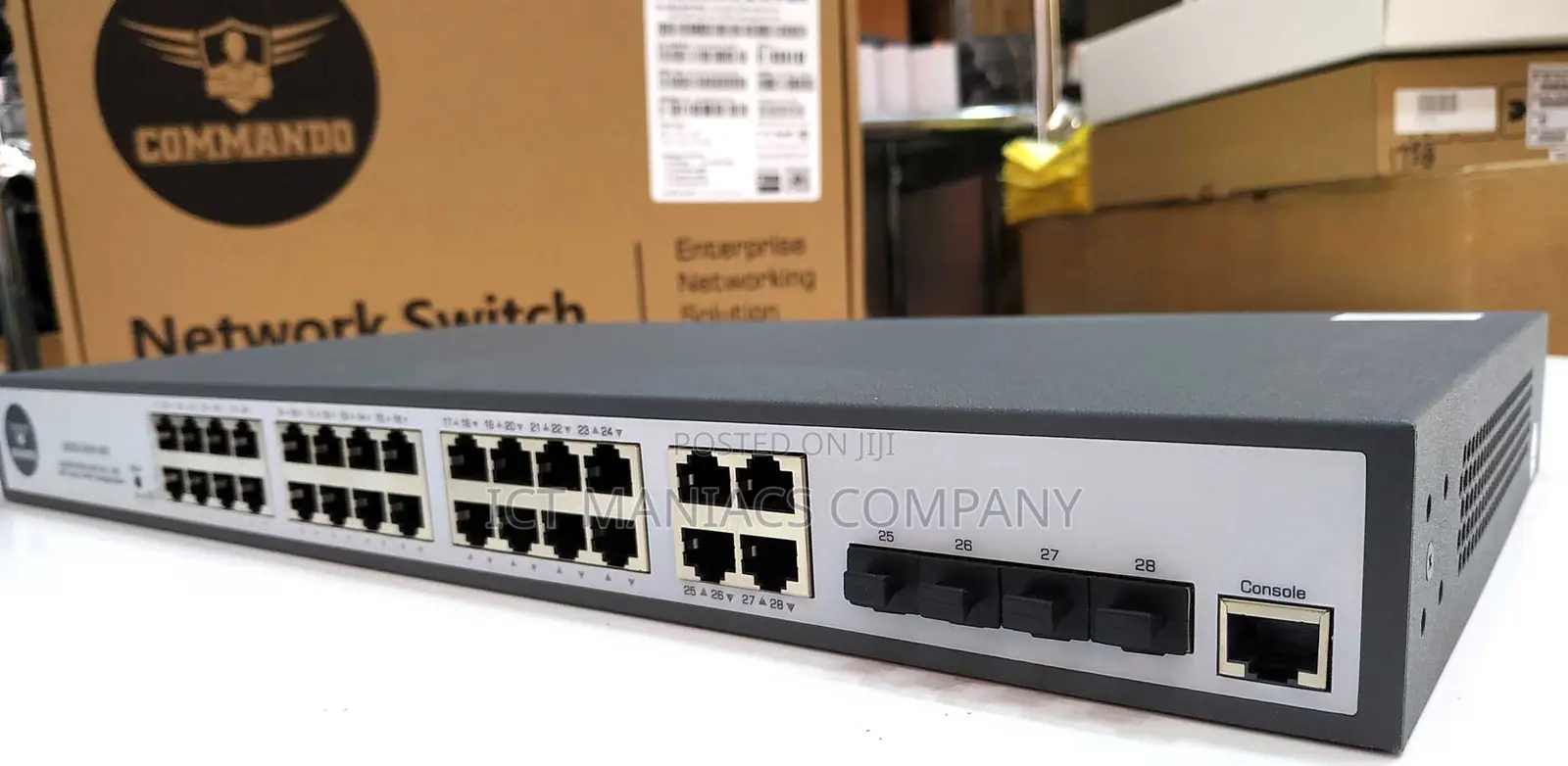Commando 24 Gigaports Full Poe Managed Switch