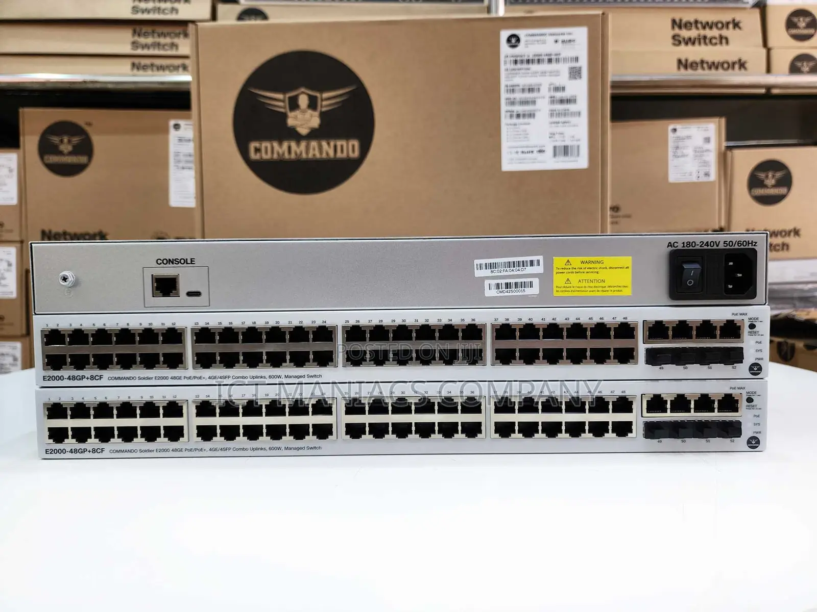Commando 48 Gigaports Full Poe Managed Switch