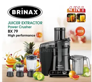 Brinax 4 in 1 Juicer Extractor Power Crusher