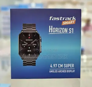 Fastrack Smartwatch Horizons1 Black Metal Case