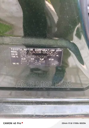 Toyota Vanguard 2010 Green