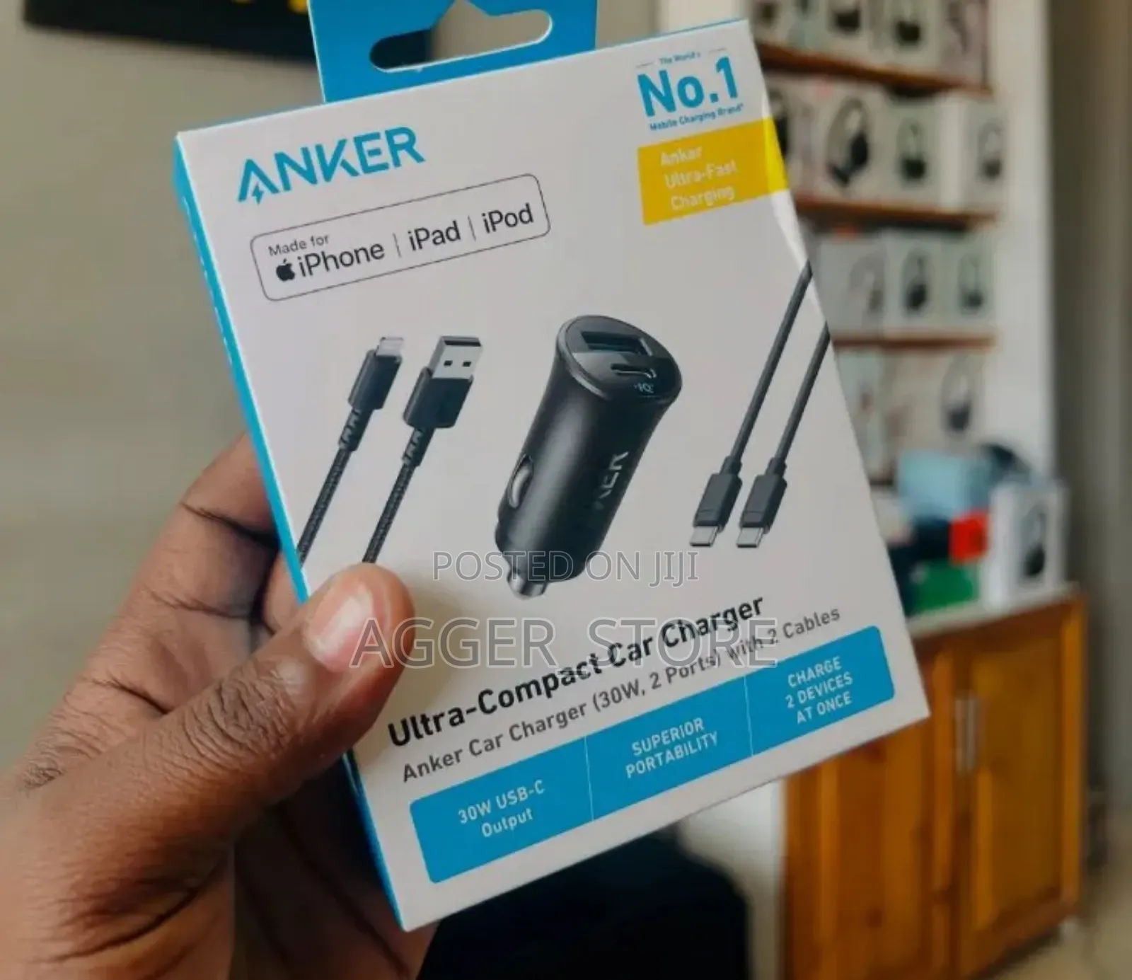 Anker Ultra Compact Car Charger 130watts