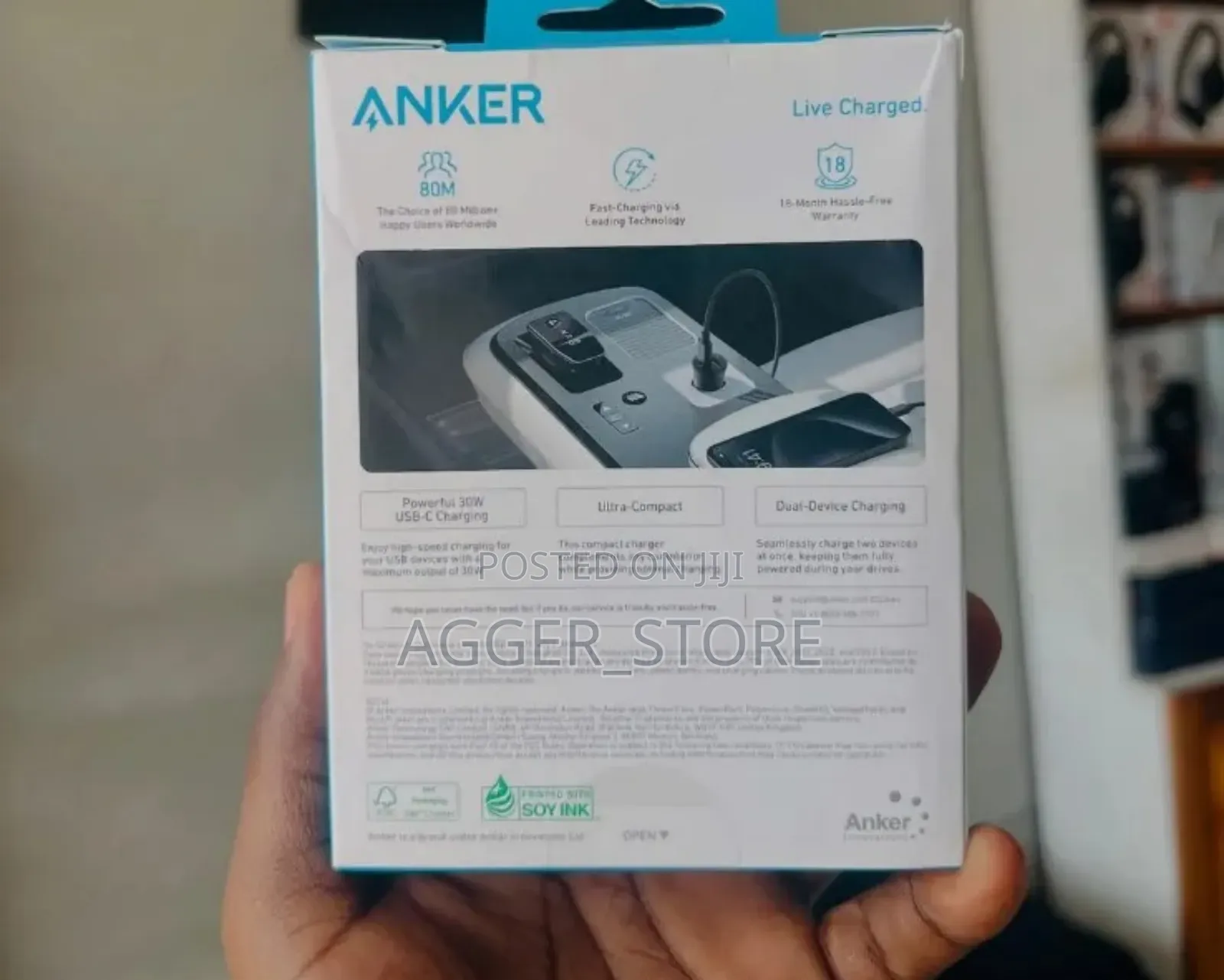 Anker Ultra Compact Car Charger 130watts