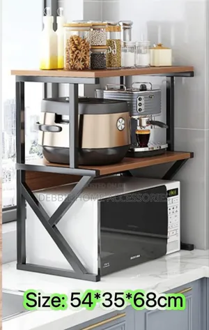Tony Stark 2- Layer Microwave Multifunctional Kitchen Rack