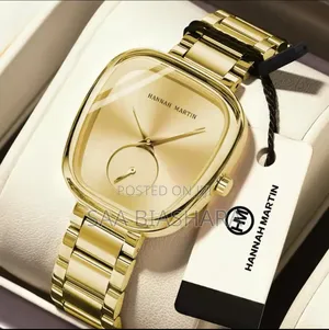 New Hannah Martin for Ladies Stainless Steel Gold