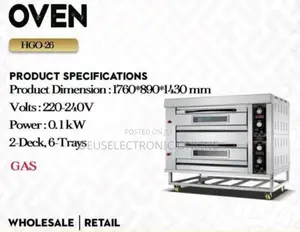Gas Oven Commercial