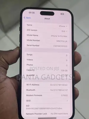 Apple iPhone 14 Pro Max 128 GB Black