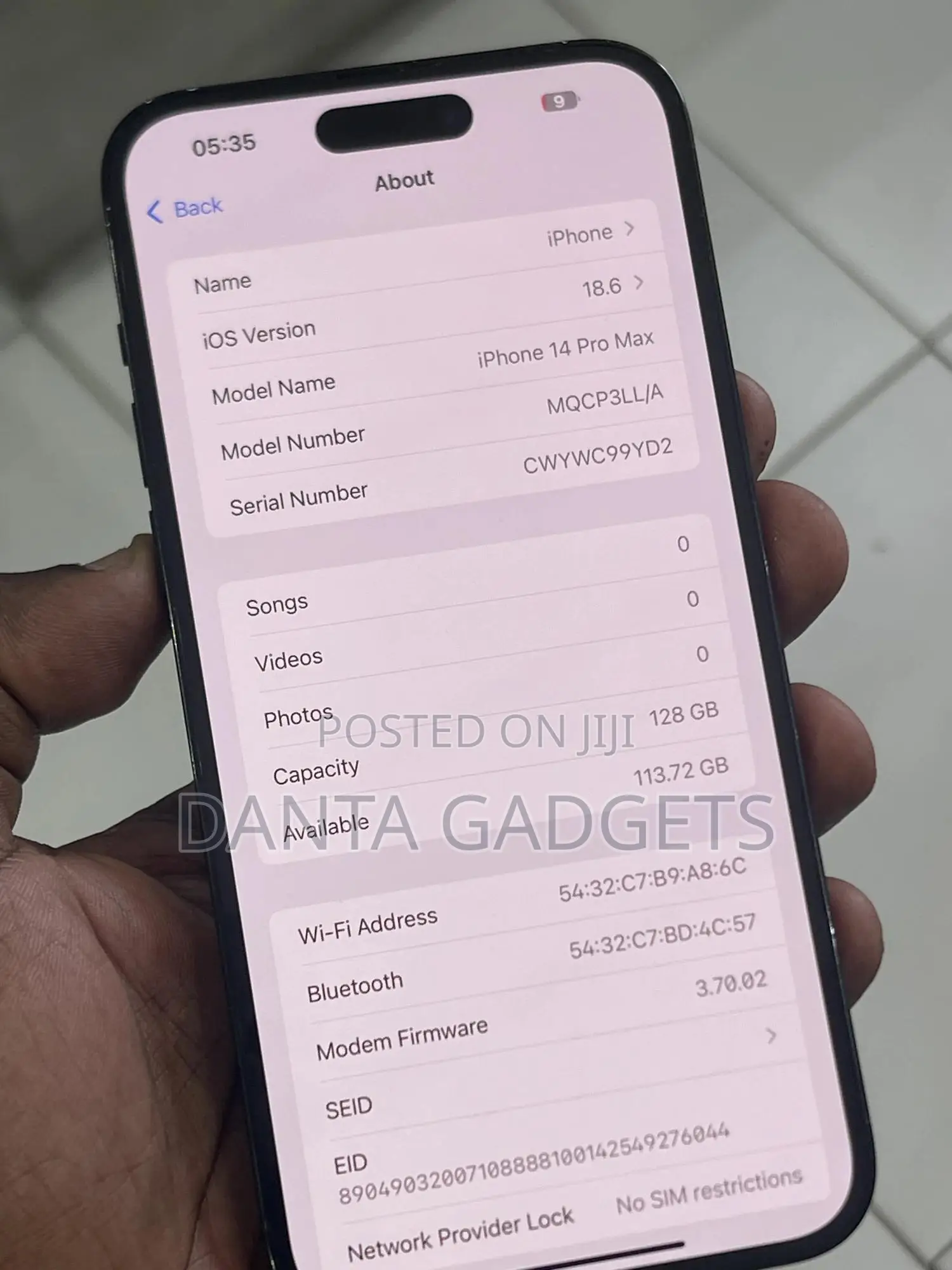 Apple iPhone 14 Pro Max 128 GB Black