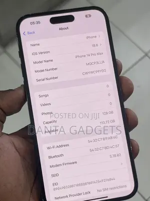 Apple iPhone 14 Pro Max 128 GB Black