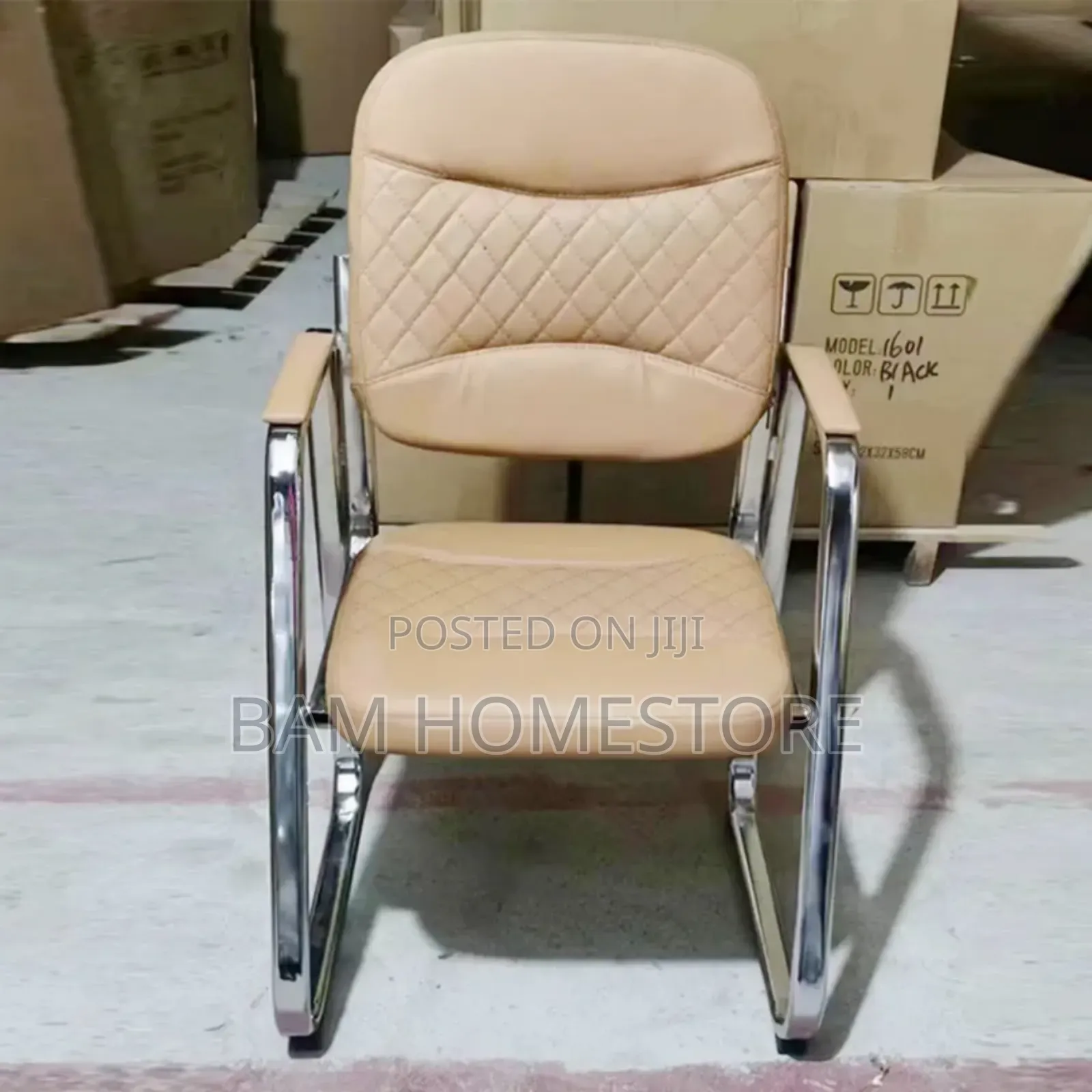 Modern Chrome Visitor Chair