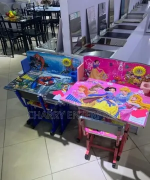 Seti Ya Meza Na Kiti Kwa Ajili Ya Watoto Kids Studying Table and Chair