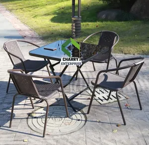 Quality Material Set of Folding Table With 4 Chairs Meza Na Viti Vinne