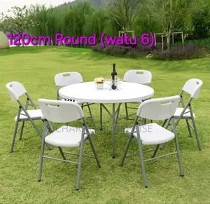 Classic Set of Foldable Table With 6 Chairs FPR Garden, Home Etc